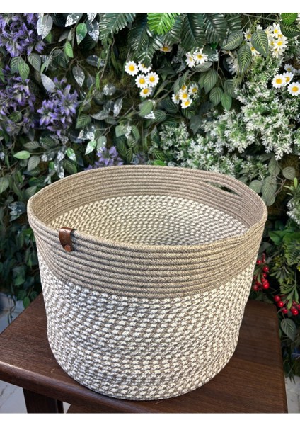 Amaterasu Jüt Hasır Sepet, Düzenleyici Sepet, Hasır Dokuma Sepet 40CM x 30CM fırsatları