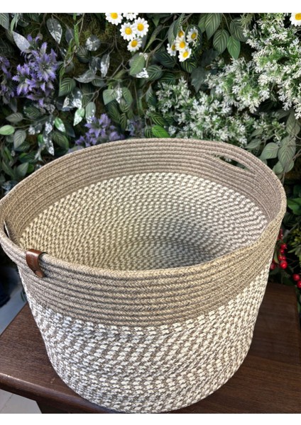 Amaterasu Jüt Hasır Sepet, Düzenleyici Sepet, Hasır Dokuma Sepet 40CM x 30CM indirimleri