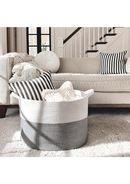 Amaterasu Jüt Hasır Sepet, Düzenleyici Sepet, Hasır Dokuma Sepet 40CM x 30CM modelleri