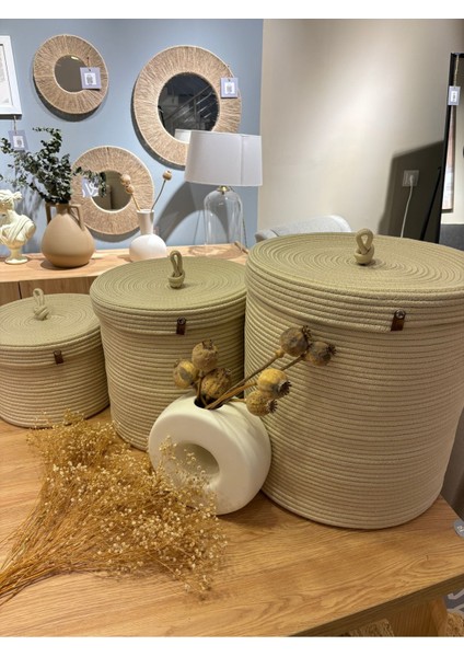 Victor Çok Amaçlı Düzenleyici Kapaklı 3'lü Sepet,kapaklı Kirli Çamaşır Sepeti, Kapaklı Organizer fırsatları