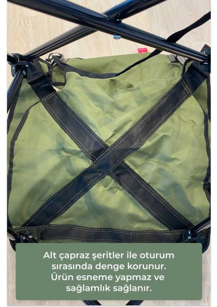 Ansan Kolçaklı Kamp Sandalyesi Haki M-KV31-33 fırsatları