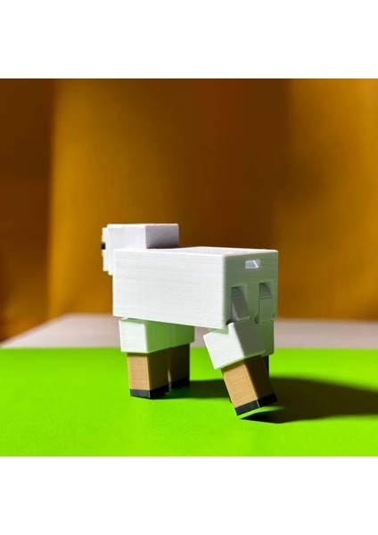 Sheep Koyun Beyaz Hareketli Eklemli Figür modelleri