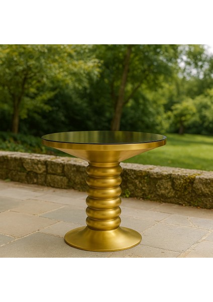 Boncuk Orta Sehpa 2 Li Gold Üstü Ayna indirimleri