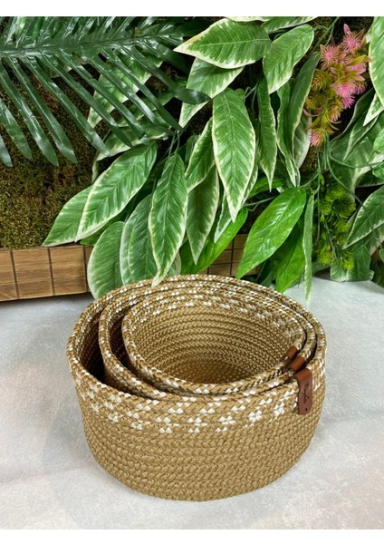 Hasır Sepet Takımı El Dokuma Çok Amaçlı Sepet Banyo ve Mutfak Organizeri fiyatları