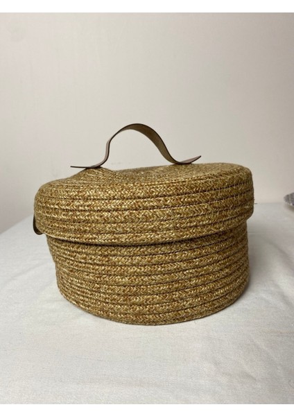 Kapaklı Tekli Jüt Sepet fiyatları