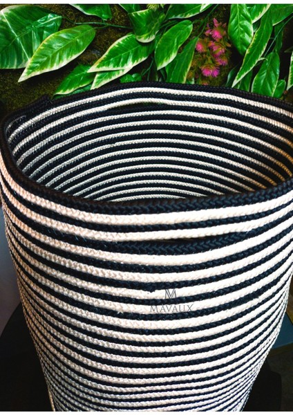 Büyük Boy Jüt Pamuklu Sepet, Bebek Eşya Toplama Sepeti, Yumuşak Büyük Saklama Sepeti modelleri