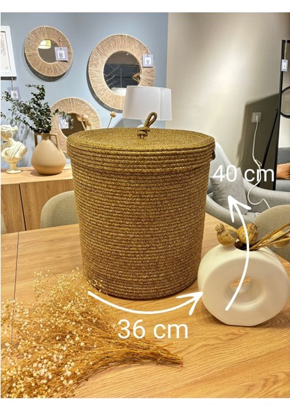 Victor Çok Amaçlı Düzenleyici Kapaklı Sepet,kapaklı Saksılık, Kapaklı Organizer 36X40 - Büyük Boy