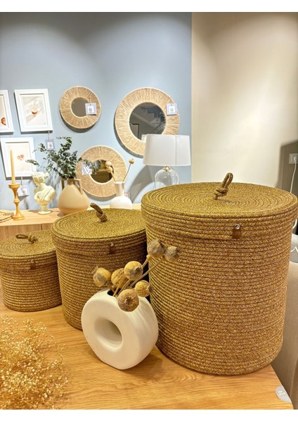 Victor Çok Amaçlı Düzenleyici Kapaklı Sepet,kapaklı Saksılık, Kapaklı Organizer 36X40 - Büyük Boy