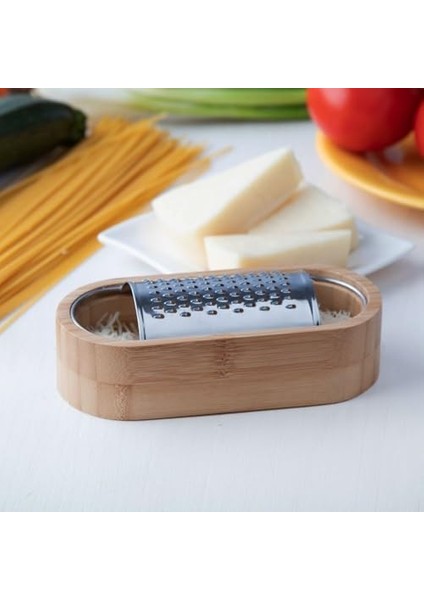 Bambu Sarımsak, Peynir Rendesi ve Saklama Kavanozu, Paslanmaz Çelik ve Bambu Malzemeden Üretilmiştir. Rendelenmiş Peynirin Dağılmadan Servis Edilmesine cı Olur. (15CM*4CM*7CM) fiyatları