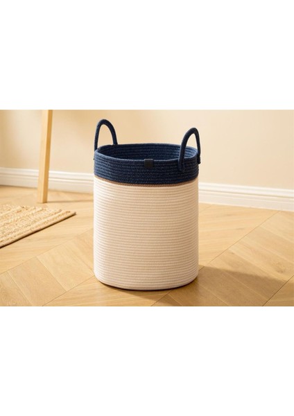 Çok Amaçlı, 40CM-36CM Büyük Boy, Yanları Saplı, Sepet, Jüt, Hasır, Dokuma Sepet, Düzenleyici fiyatları