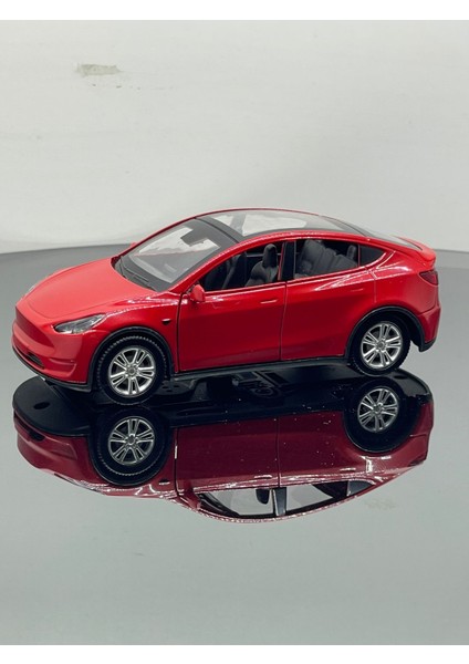 Tesla Model Y Koleksiyonluk Metal Sesli Işıklı Diest Car Oyuncak Model Araba 12 cm fiyatları