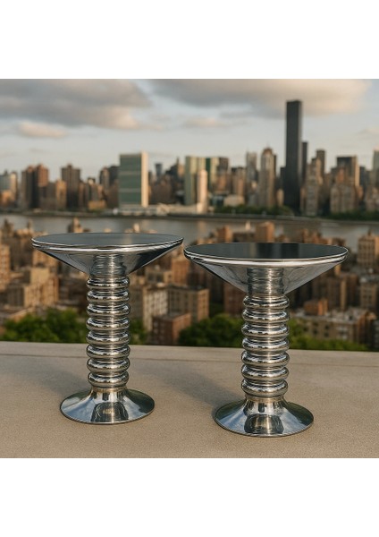 Boncuk Orta Sehpa 2 Li Gümüş Üstü Ayna fırsatları