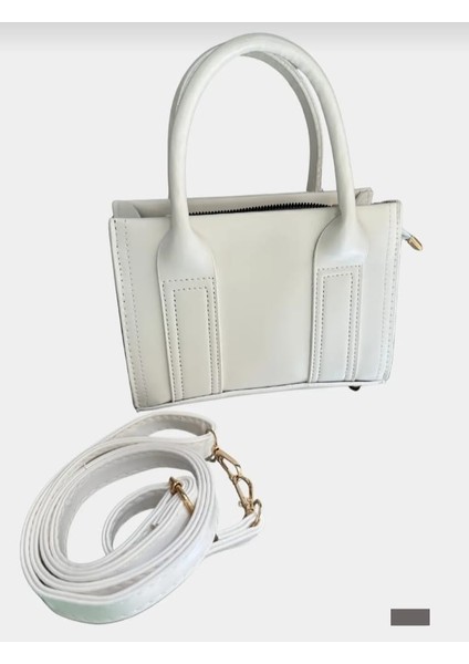 Kadın Ayarlanabilir Omuz Askılı Fermuar Kapamalı Mini Boy El ve Omuz Çantası