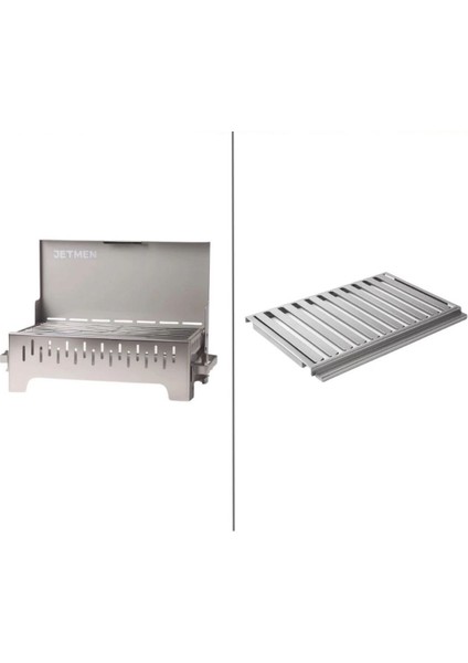Quick Grill Mangal + Oluklu Izgara Seti