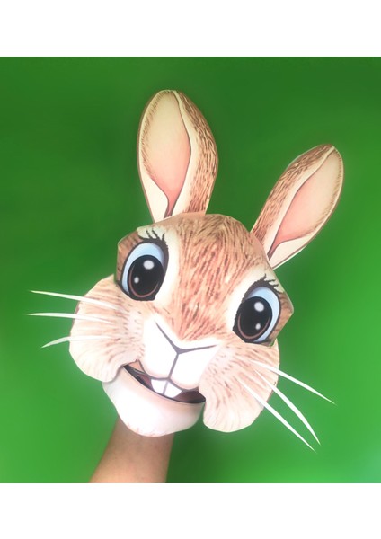 Tavşan El Kuklası, Mentosori Kes Yapıştır Kuşe Kukla modelleri