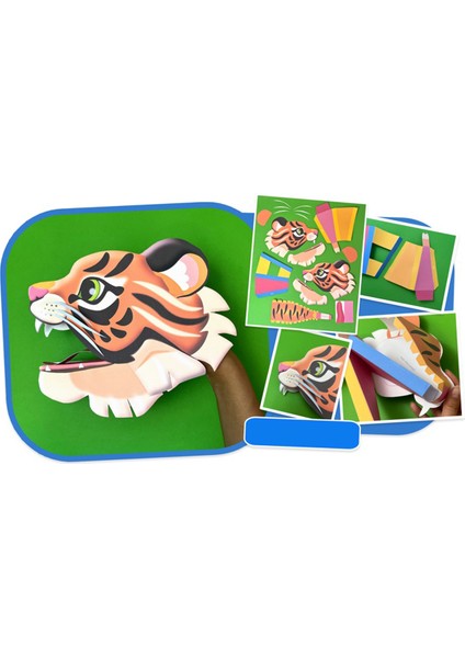 Kaplan El Kuklası, Mentosori Kes Yapıştır Kuşe Kukla fiyatları