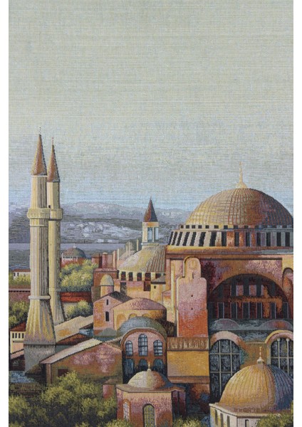 Belıeve Ayasofya Jakarlı Dokuma Goblen Dekoratif Çerçevesiz Pano Tablo 70*140 fiyatları