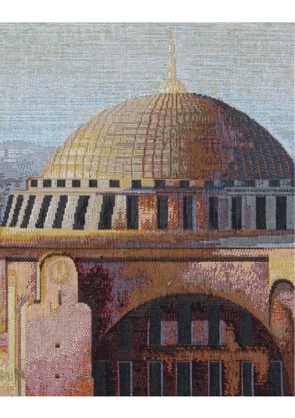 Belıeve Ayasofya Jakarlı Dokuma Goblen Dekoratif Çerçevesiz Pano Tablo 70*140 modelleri