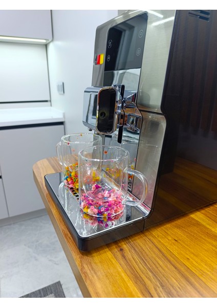 2 Adet Çift Cidarlı Çiçekli Kupa – Isıya Dayanıklı Cam Çay & Kahve Kupası Şık Tasarım 300 ml fırsatları