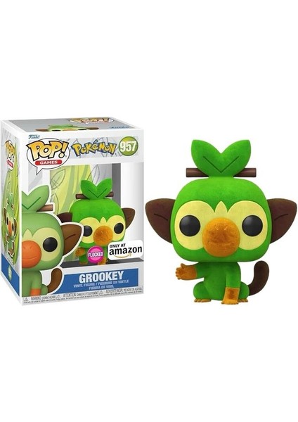 Pop Games Pokemon - Grookey (Flocked) (Special Edition) NO:957 fiyatları
