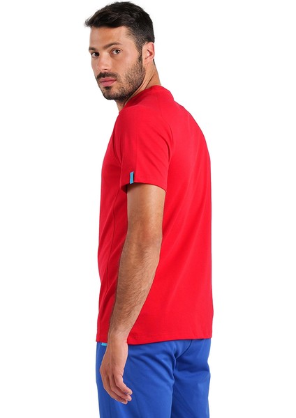 Team Panel Unisex Kırmızı Günlük Stil T-Shirt 004899400 fırsatları