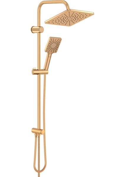 Maxima Royal Gold Rain Duş Seti – Paslanmaz Çelik, Fonksiyonlu