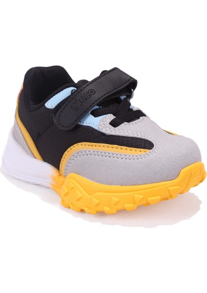 Surf 346B25K253 Siyah Ortopedik Günlük Erkek Çocuk Spor Ayakkabı