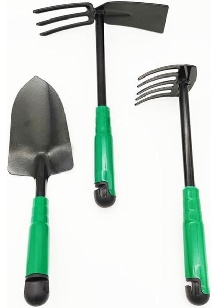Garden Hobby Bahçe Seti 3lü Kürek Tırmık Çapak