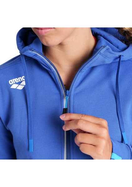 Team Hooded Jacket Panel Kadın Mavi Günlük Stil Ceket 004895800 fırsatları