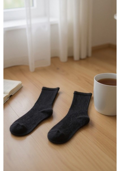 Unisex 5 Çift Premium Kalite Yüksek Pamuklu Kolej Çorap fiyatları