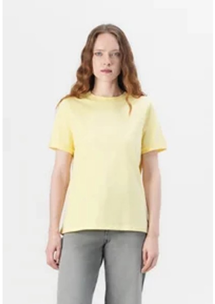 Pieces 17140802 0 Yaka Kadin Body - Acik Sari