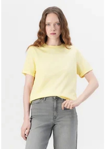 Pieces 17140802 0 Yaka Kadin Body - Acik Sari fiyatları