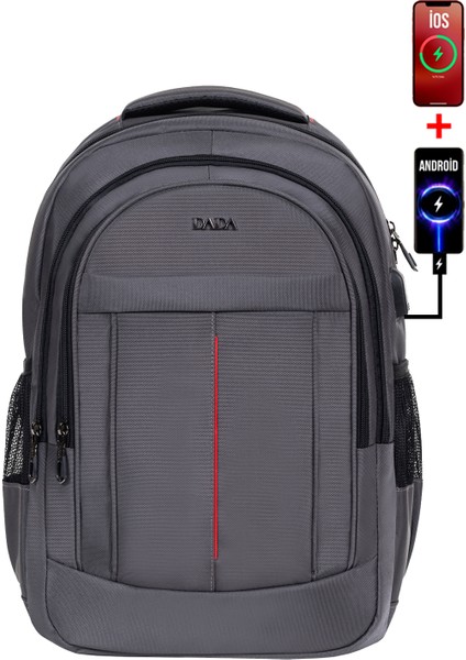 Okul Çantası Geniş Iç Hacim Yandan Cepli Su Geçirmez Kumaş Uzun Ömürlü ve Sağlam Lise Üniversite