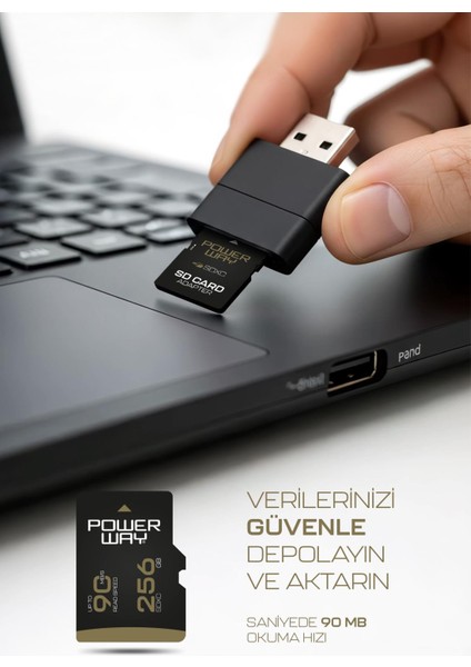 Premium 256 GB Sdxc Uhs Class 4K Ultra Hızlı Hafıza Kartı + Adaptör fırsatları