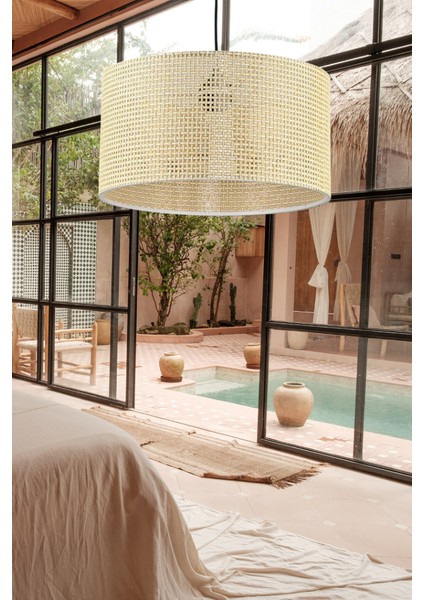 Roll Tasarım Hasır Sarkıt Avize Salon Oturma Odası Yatak Odası Geniş Silindir Avize fiyatları