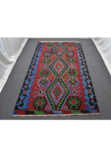 El Dokuma Zarif Pamukkale Denizli Yörük Yün Kilim 6275 fırsatları