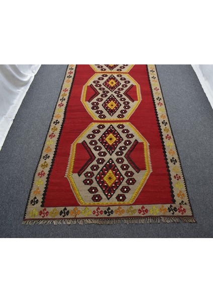 El Dokuma Tek Parça Yekpare Sivas Kangal Yün Kilim 6282 fırsatları