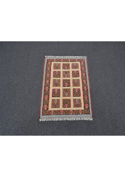 El Dokuma Otantik Pastel Iran Sine Yün Kilim 6271 fırsatları