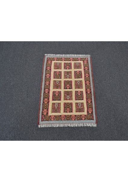 El Dokuma Otantik Pastel Iran Sine Yün Kilim 6271 indirimleri