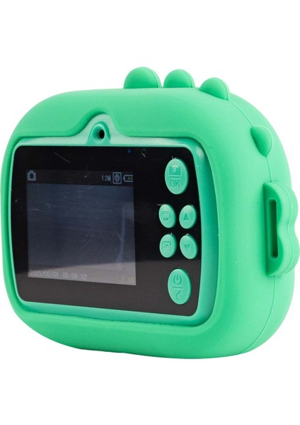 M5 Taşınabilir Fotoğraf Yazıcı ve Kamera Dinazor Yeşil indirimleri