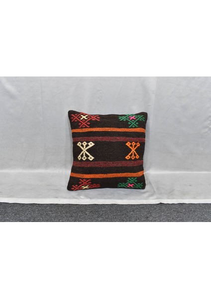Yeni El Dokuma Dekoratif Kilim Kırlent Yastık Kılıfı 6091 modelleri