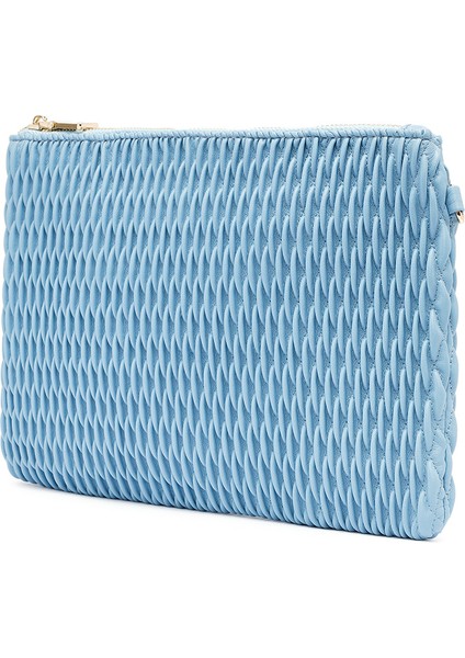 Kadın Mavi Uzun Zincir Askılı Baskılı Portföy Çanta 25ABD243118 indirimleri