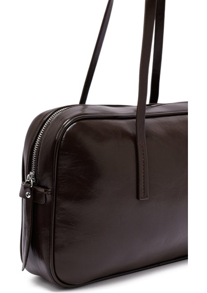 Kadın Kahverengi Omuz Çantası 25ABD244318