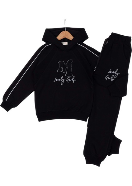 Yavrucak Lovely Girls 5-8 Yaş Kız 2li TAKIM-6021333 - Siyah