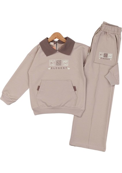 Yavrucak Elegent 9-12 Yaş Kız 2li TAKIM-7063347 - Açık Kahve