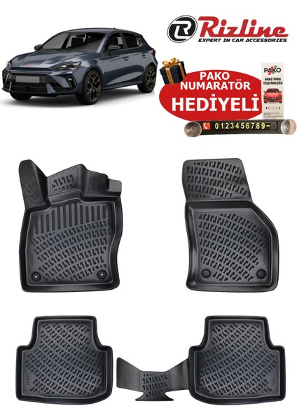 Cupra Leon Tsi/HYRİT 2023-2025 Havuzlu Paspas