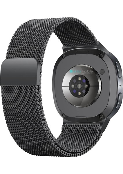 Galaxy Watch 8 Classic 46 mm Uyumlu Mıknatıslı Hasır Metal Örgü Kordon Milanese Kayış Orijinal Pim fiyatları