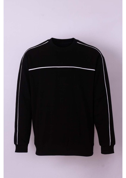 Siyah Erkek Sweatshirt