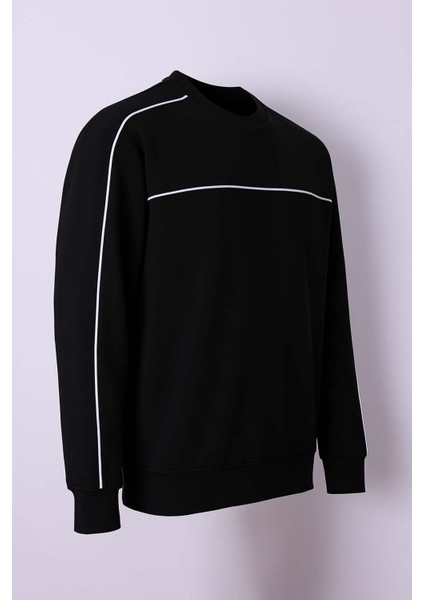 Siyah Erkek Sweatshirt modelleri