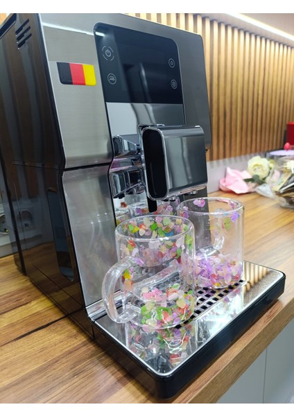 1 Adet Çift Cidarlı Çiçekli Kupa – Isıya Dayanıklı Cam Çay & Kahve Kupası Şık Tasarım 300 ml modelleri